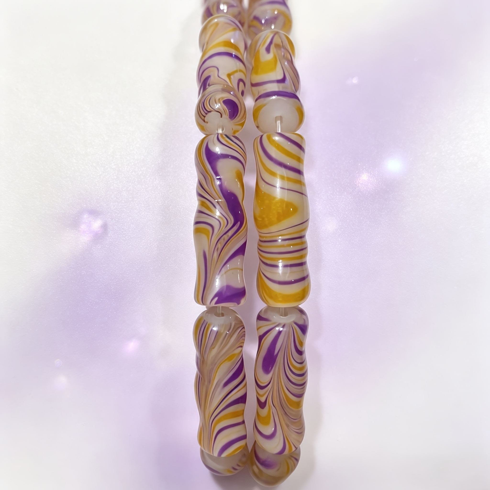 13pcs Gourd Lapis Lazuli Loose Beads for Crafting